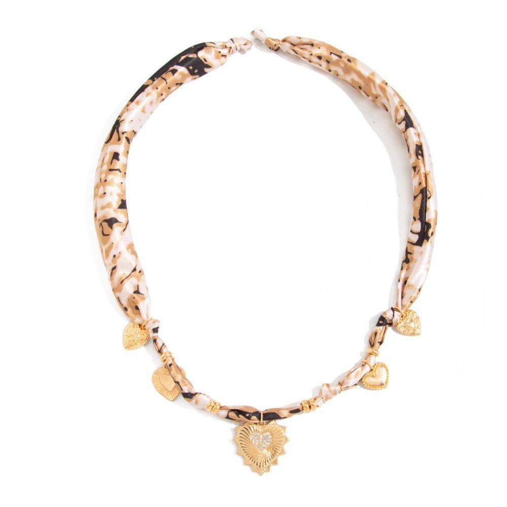 Seashell Scarf Necklace Sea Star Beads Chain Choker Fashion Bohemian Style Necklace  Vacation