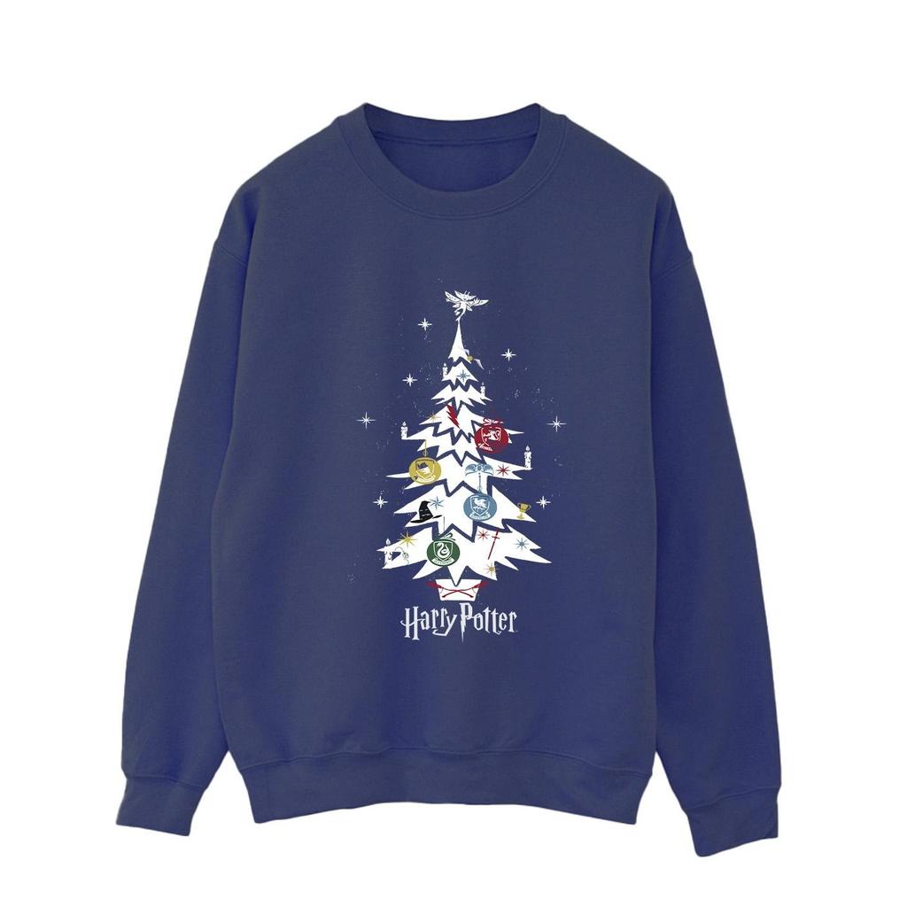 HARRY POTTER Mens Christmas Tree Sweatshirt