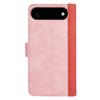 For iPhone 17 Air Wallet Case Leather Phone Cover Splicing Color
