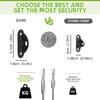 Furniture Anchors Furniture Straps For Baby Proofing Prevent Falling Counter Tip Earthquake Straps For Child Toddlers Kids Safety