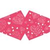 Reusable Face Mask With Filter, Pink Hearts Adult