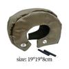 T3 T4 T6 Turbocharger Cover Wrap Blanket Heat Shield Barrier Cover T3 Turbo Heat Shield Cover Wrap Accessories silicone fiber