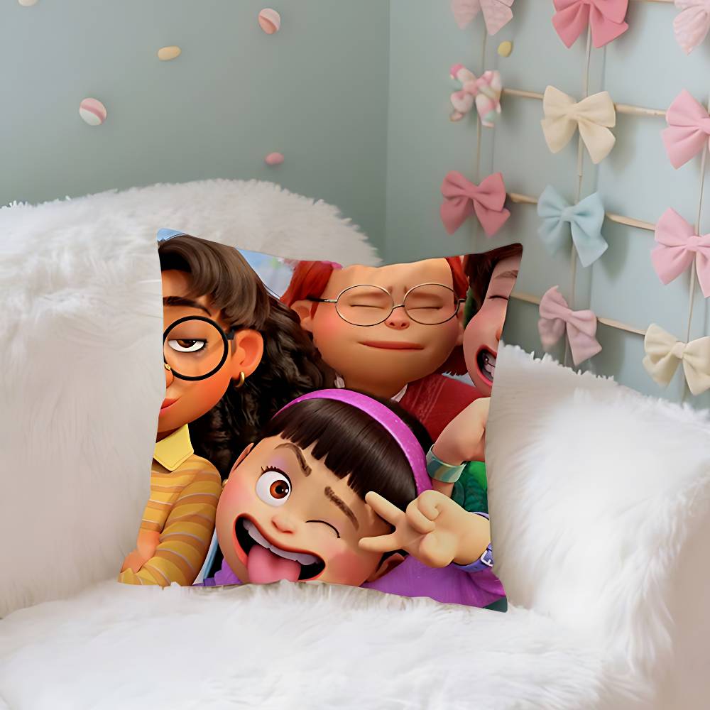 W-Turnings-Reds Bear Case Plush Fabric Soft Pillowcase Double Sided Print Cushion Cover Household Gifts