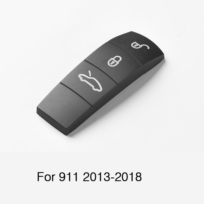 Per Porsche Panamera Cayenne Macan Taycan Boxster 718 911 Custodia Chiave Auto Pad in Gomma Portachiavi Telecomando Sostituzione Pulsante Chiave in Silicone