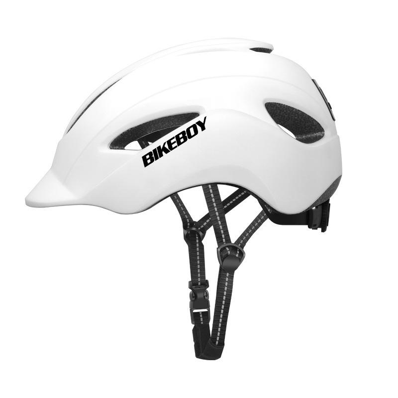 Cycling helmet with tail light USB charging waterproof mountain road roller skating outdoor cycling hard hat casual helmet