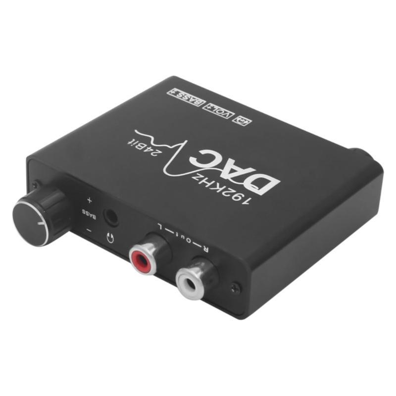 

192khz Sound Converter Digital to Analog and Sound Control Digital Analog 3.5mm Converter for Console