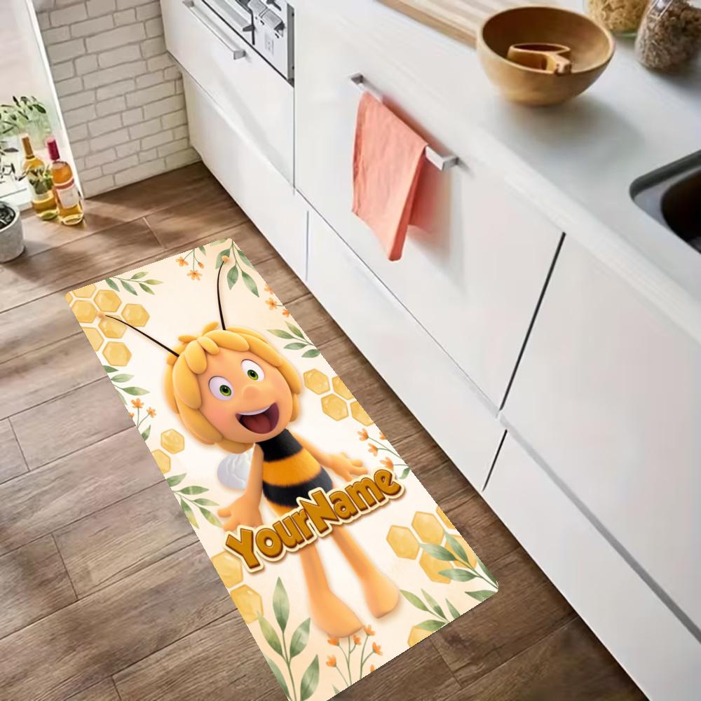 Biene Maja Customize Your Name Kitchen Rug Runner Rug Laundry Mat Hallway Entryway The Best Gift Choice
