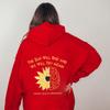 2025 Spring & Autumn Floral Print Drop Shoulder Hoodie