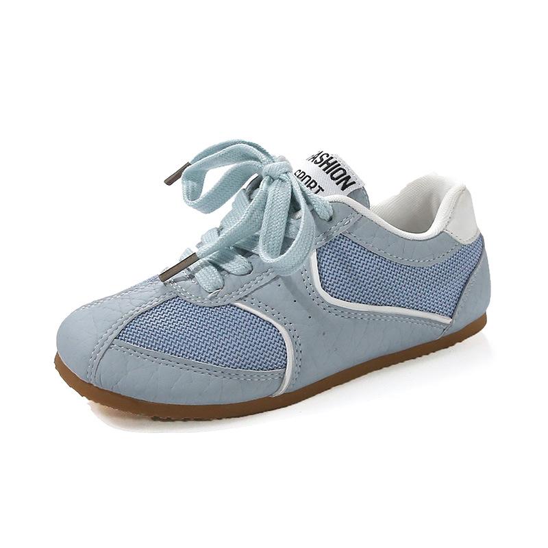 Kids Casual Shoes Retro Air Mesh Breathable Boys Girls Tenis Shoes Non-slip Soft Sole 2025 New Students Sports Shoes Trendy