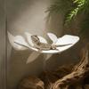 Simulated Leaves Lizard Habitat Leaf Suction Cups Climbing Rest for Amphibian Terrarium