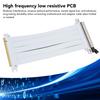 PCIE 4.0 X16 Riser Cable, 128Gbps PCB Flexible GPU Extension Cable, PCIE Riser Compatible with 4.0, 3.0, 2.0, and 1.0 Interfaces (20cm)