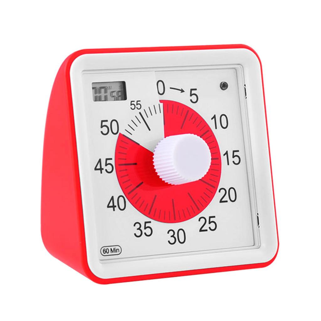 Visual Clock Kitchen Timer Cooking Timer Plastic Material Visual Timer Perfect for Cooking Sleeping Outdoor Activities