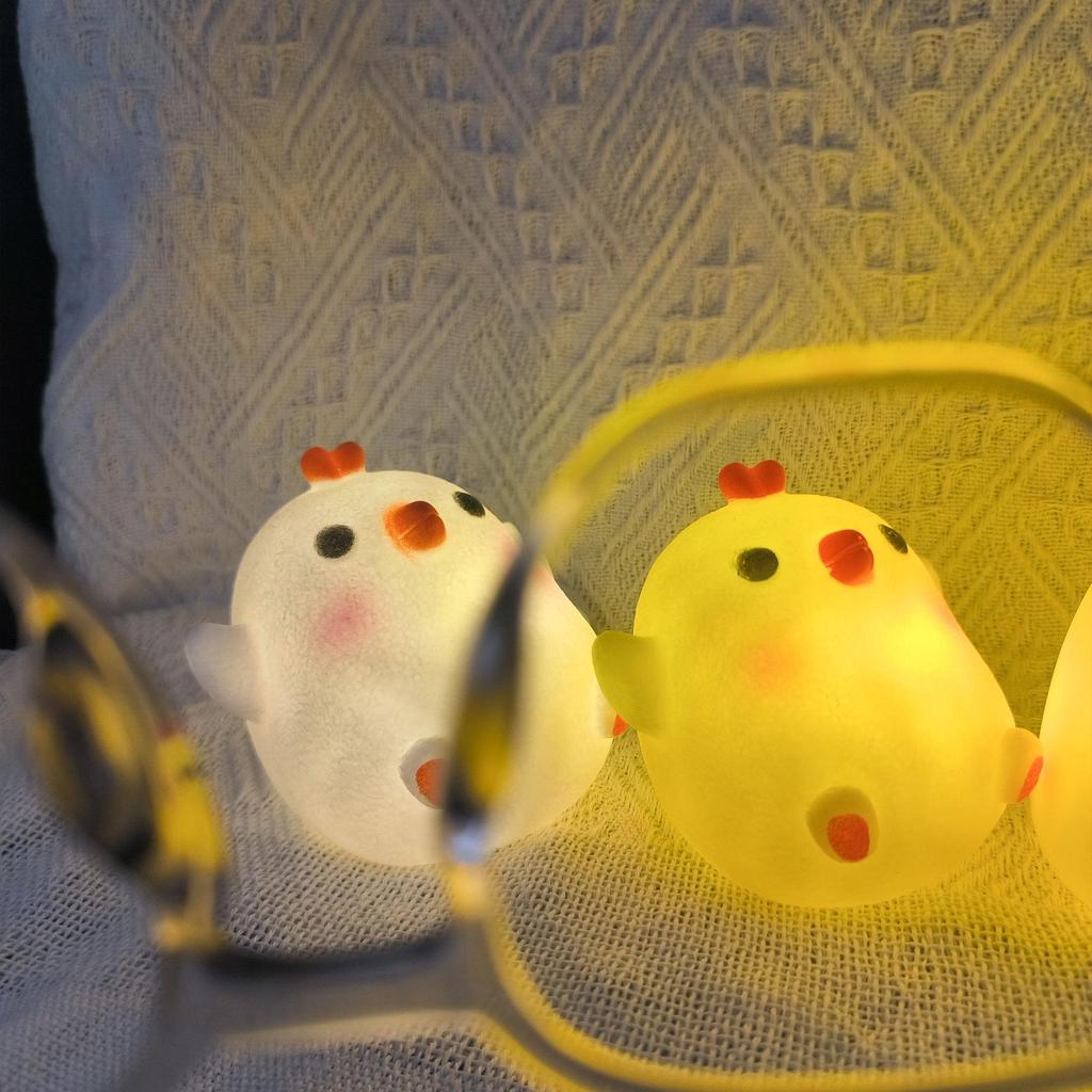 2023 Cartoon Cute Rabbit Night Light: Cordless LED Bedside Ornament for Kids