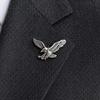 Brooch Men Brooch Eagle Design Lapel Pin with Invisible Buckle