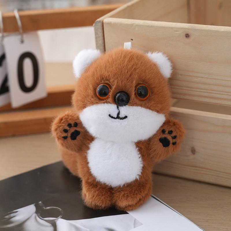 Little Cute Fox Pendant Plush Toy Doll Backpack Pendant Fashion Keychain