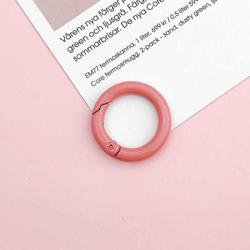 Anelli a Molla Colore Caramella – 25mm Accessori per Gioielli e Portachiavi