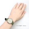 Casio Analog Quartz Women's Watch LTP-VT03L-3B Cream/Green Leather Band