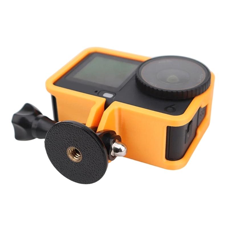 Protective Extension Frame for Action 6 Cameras with Cold Shoe Port and Accessory Compatibility Enhances Safety