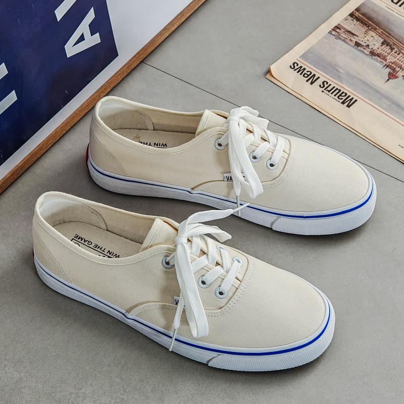 Spring new low-top canvas shoes breathable student board shoes