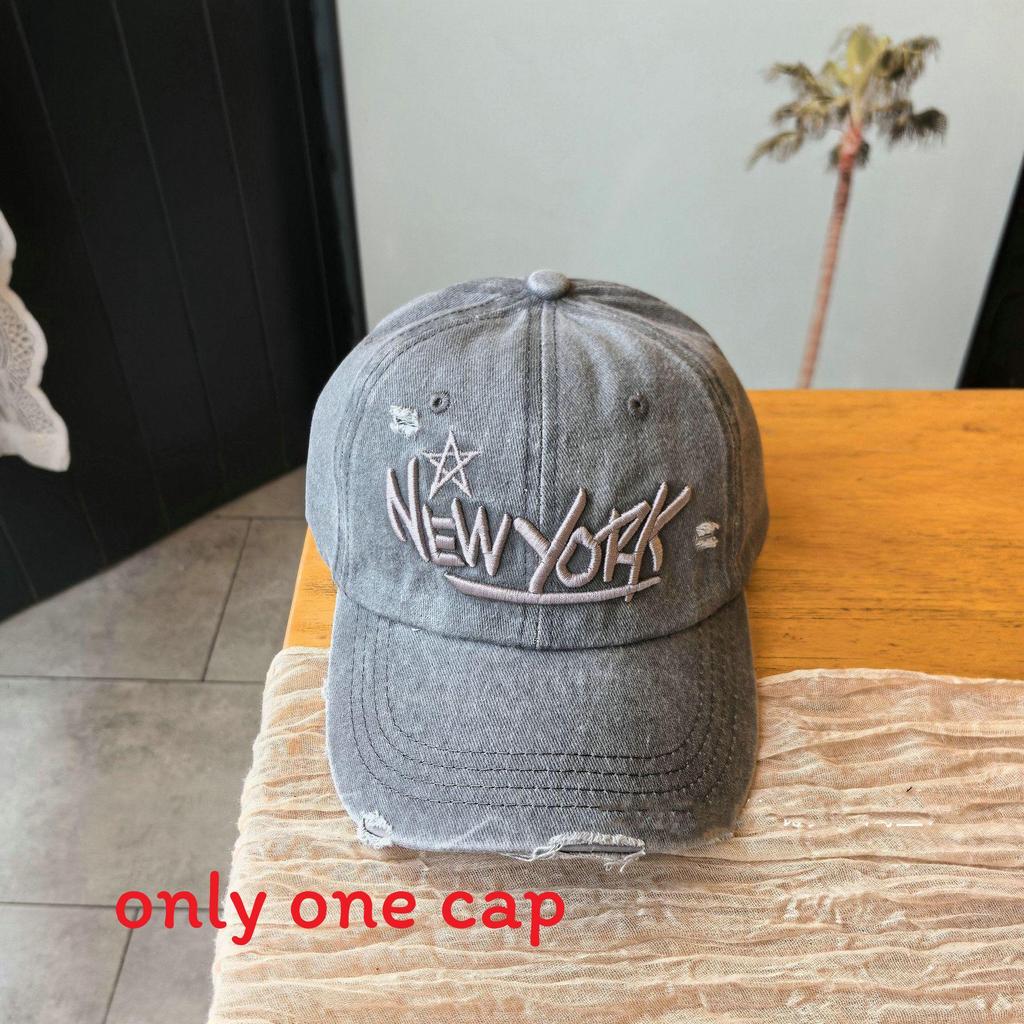 Cotton Baseball Cap For Men And Women With Embroidered Letter Design Sun Protection Casual Style