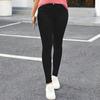 Women's Trousers Large Size Stretch Jeans Loose Semi-Elastic Pants