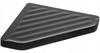Corner Wall Bathroom Shelf 201x201x39cm Flat Black APO