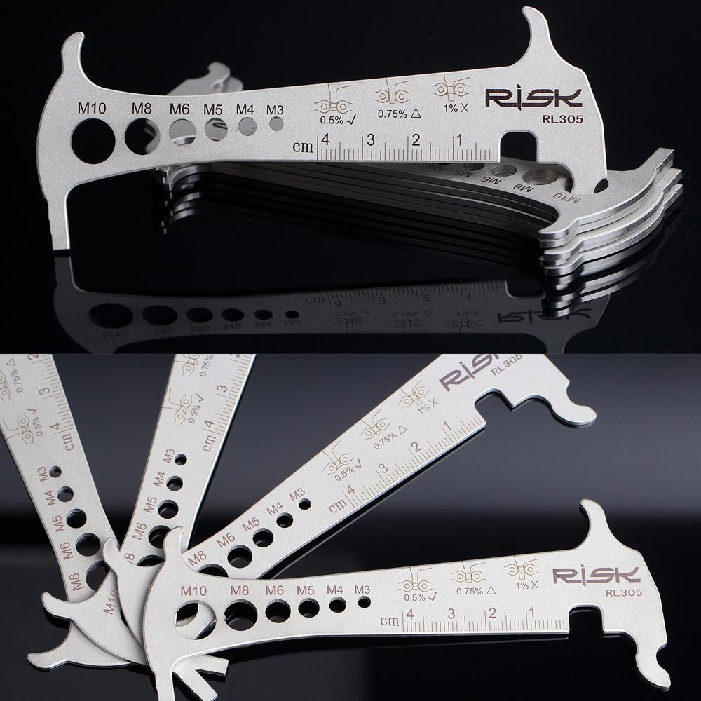 3 In 1 Bicycle Chain Checker Bike Chain Wear Indicator Tool Bicycle Chain Hook Bike Bolt