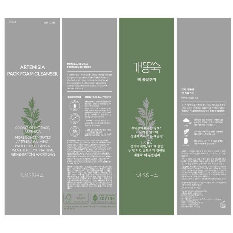 MISSHA Artemisia Pack Schaumreiniger 150 ml