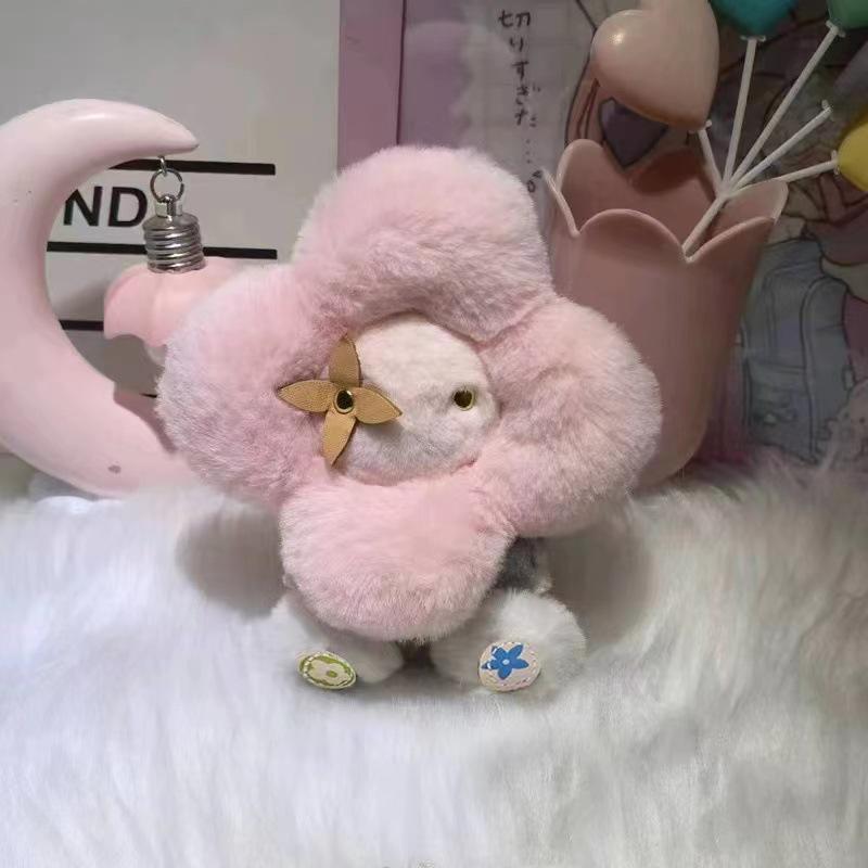 

Sunflower Plush Bag Charm Keyring - Cute Vivian Doll Backpack Decoration 10cm