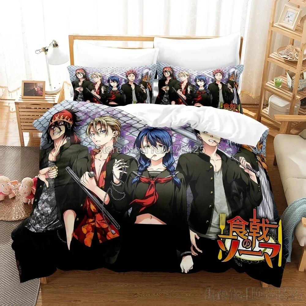 Comforter Food Wars Japanese Anime Hd Comforter For Kids Bedding Sets Bedclothes Bedroom Decor