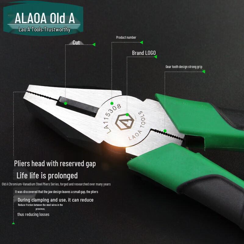 LAOA 6-inch Long Nose & Diagonal Pliers Set