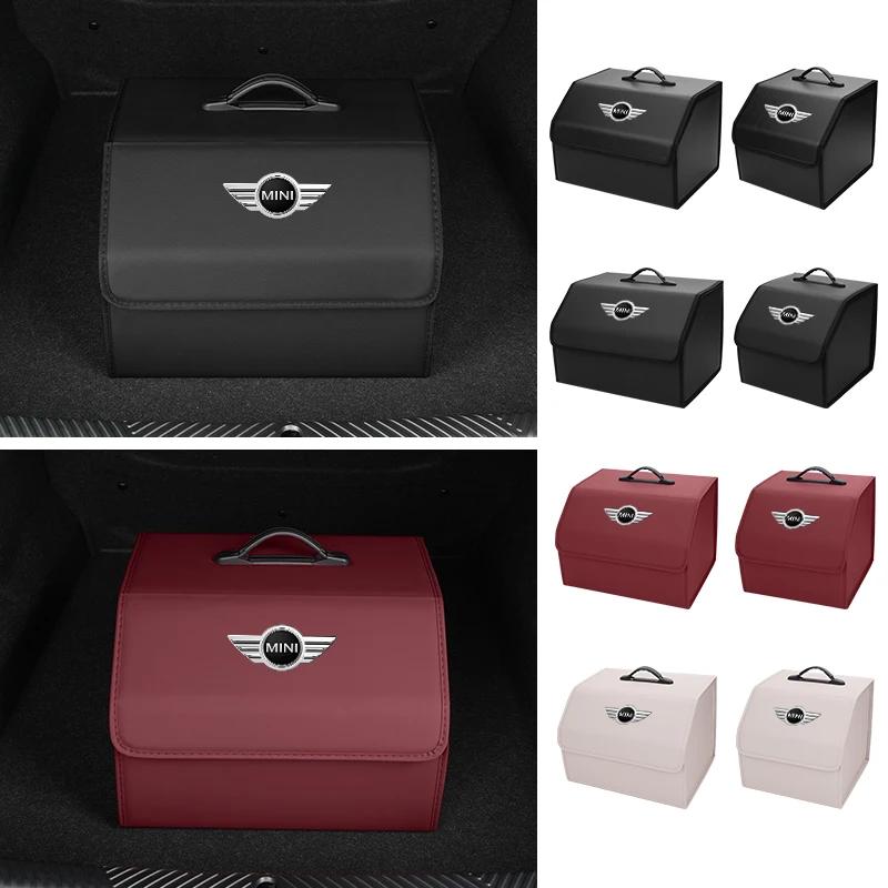 Car Interior Trunk Storage Box Leather Tools Storage Case Bag For BMW E46 E90 E60 F30 F10 E39 E36 F20 E87 E90 E70 E91 E30 G30 E5