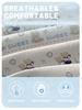 1 Cartoon Cute Animal Bear Printed Matte Fitted Sheet, Bedroom Printed Bed Cover, Bedding (Excluding Pillowcases)