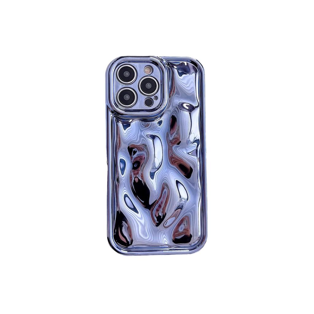 Electroplated Meteorite Pattern Is Suitable for iPhone16Pro Max Mobile Phone Case Apple 17 New 14/15 Niche High-end Sense