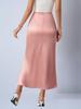 Autumn Satin Slim Fit Fishtail Midi Skirt for Women