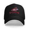 Cleveland Guardians Baseballkappe Schwarz mit Rot-Weißem Logo Gesticktes Frontdesign Klassische Verstellbare Passform für Fans