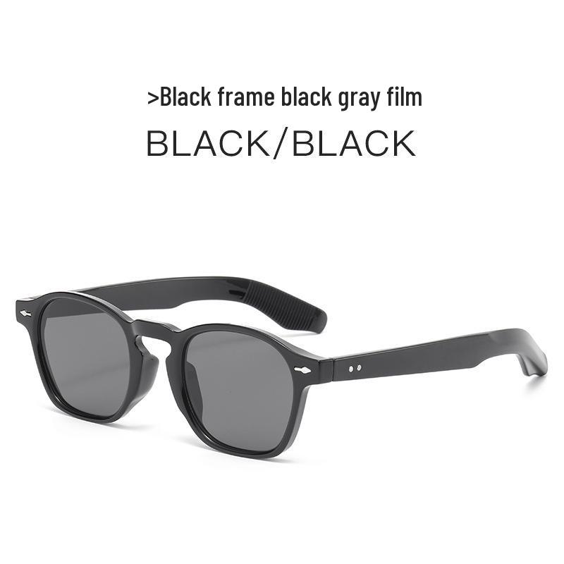 Trendy Women's Retro Round Frame Anti-UV Sunglasses