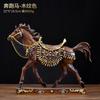 Resin Running Horse Figurine Decor Living Room Office Desk Home Dcor Modern Luxury Animal Sculpture