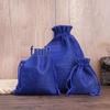 Imitation Linen Drawstring Pouch: Jewelry Storage & Christmas Gift Sachet