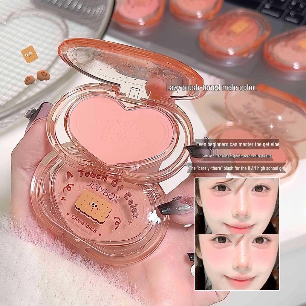 JONBOS Cookie Nao Nao Blush Coreano a Bassa Saturazione - Stile Puro Desiderio per un Look Naturale