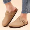 Fashion Crestar Mules Cork Clogs Slippers for Women Fashion High Quality Muller Shoes With Arch Support Soft Footbed Suede Beach Slides