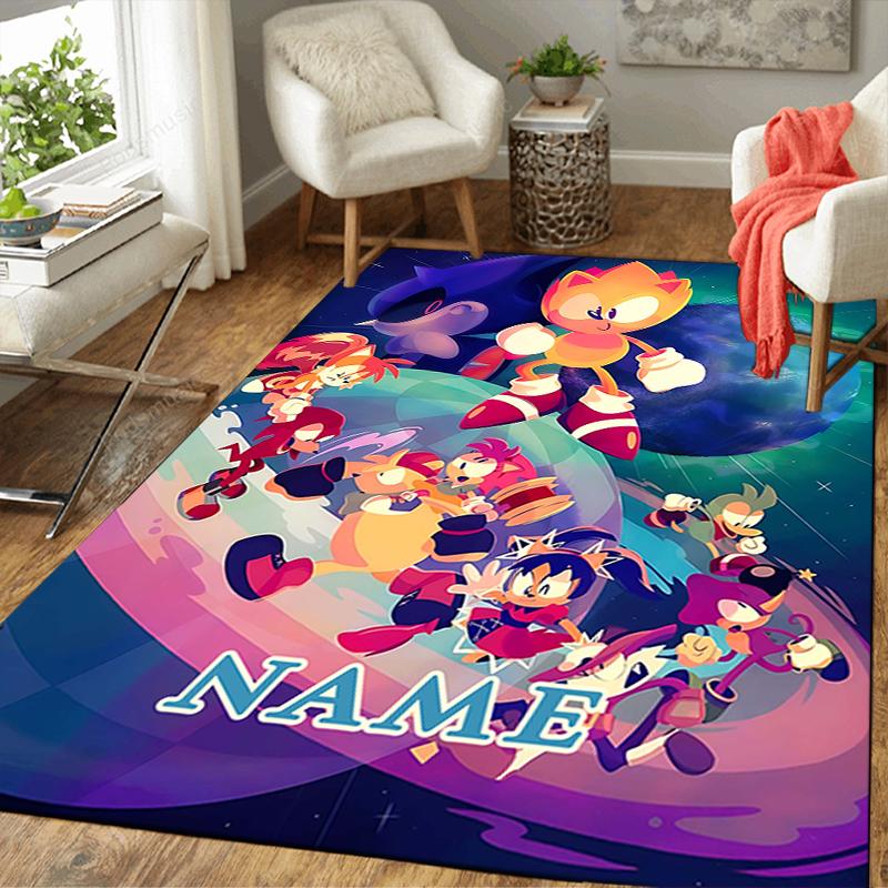 Custom 1Pc Sonic Boom Adventure Rug Office Carpet Indoor Outdoor Entrance Doormat Nonslip Soft And Comfortable Living Room D2915329