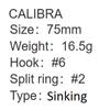 ZipBaits Calibra 75 Vibration Sinking Lure 337 (6290)