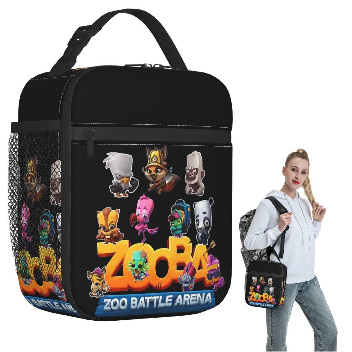 Great Model Zooba Battle Arena Gift Music Fans Insulated Lunch Bag for Women Kids Portable Food Boxes Thermal Lunch Box Tote One Size