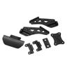 RC Anti Collision Bumper Rear Wing Fixed Set for WLtoys 144001 124017 144010 Remote Control Car