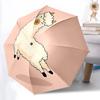 1pc Llama, Cute Automatic Folding Umbrella - Compact 8-Rib Design, Durable Plastic & Iron, Lightweight for Outdoor Daily Use010