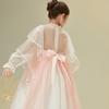 Little Tiger Patti Girls' Pearl Embroidered Hanfu Dress