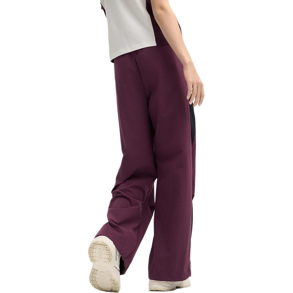 Fila Original Comfortable Fashion Versatile Woven Lace-Up Casual Pants Women Pants Italian-Purple F11W519803F-PU