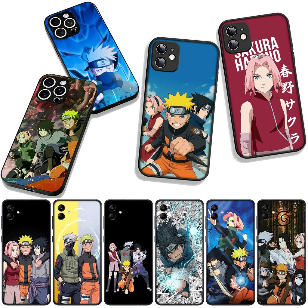 Hülle für Apple iPhone 16 15 14 Plus 13 12 Mini 17 Pro Max + ProMax 16E Air Handyhülle Kakashi Narutos Haruno Sakura Sasuke