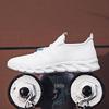 Spring 2025 Men's Flyknit Mesh Running Sneakers, Size 47 - Casual Cross-Border Shoes